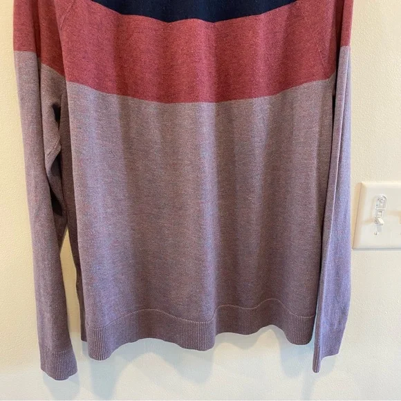 Smartwool Edgewood Colorblock Crew Sweater women’s XL - Picture 8 of 11